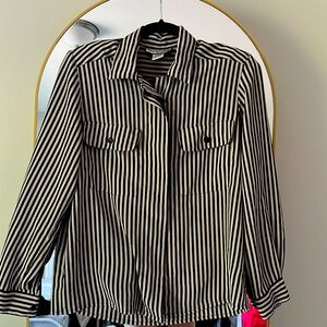 Vintage Stripe Button Down